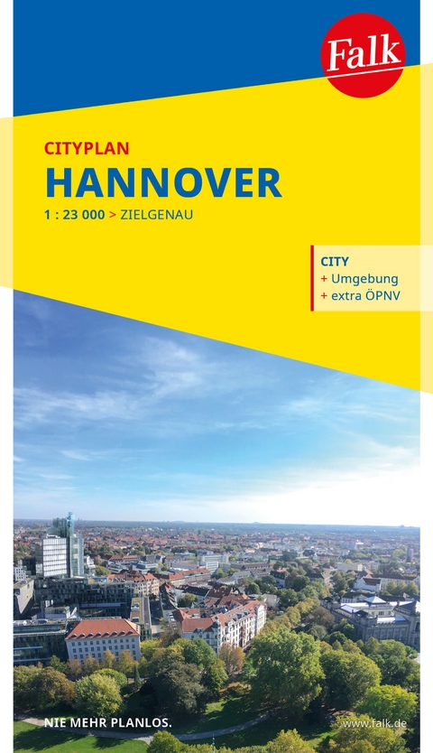 Falk Cityplan Hannover 1:23.000