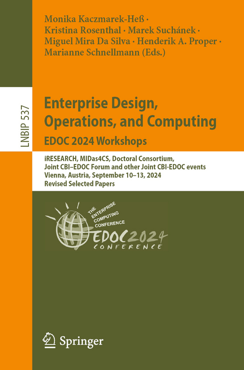 Enterprise Design, Operations, and Computing. EDOC 2024 Workshops - 