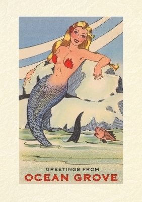 Vintage Lined Notebook Greetings from Ocean Grove