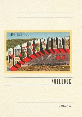 Vintage Lined Notebook Greetings from Greenville