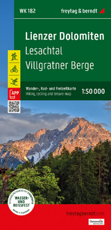 Lienzer Dolomiten, Wander-, Rad- und Freizeitkarte 1:50.000, freytag & berndt, WK 182