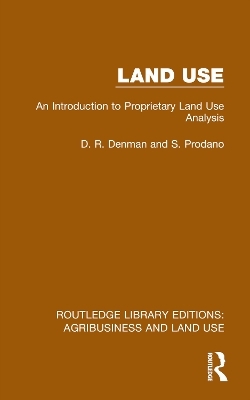 Land Use - D. R. Denman, S. Prodano