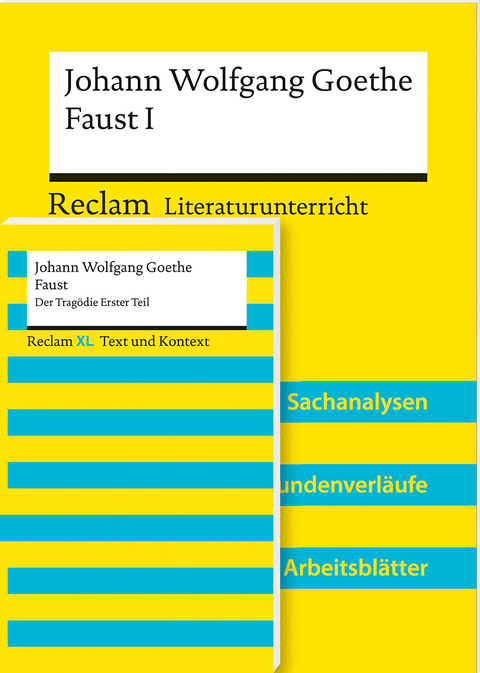 Lehrerpaket »Johann Wolfgang Goethe: Faust I«: Textausgabe und Lehrerband - Holger Bäuerle, Johann Wolfgang Goethe