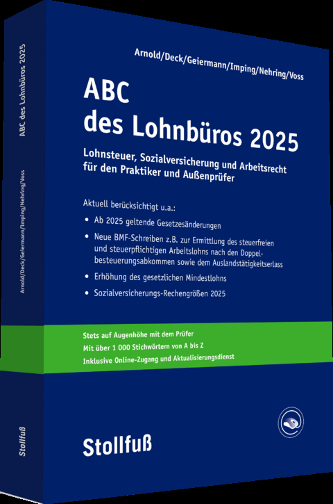 ABC des Lohnbüros 2025 - Dr. Andreas Imping, Holm Geiermann, Wolfgang Deck, Rainer Voss, Andreas Arnold, Kai Nehring