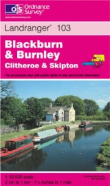 Blackburn and Burnley, Clitheroe and Skipton - Ordnance Survey