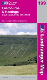 Eastbourne and Hastings, Battle and Heathfield - Ordnance Survey