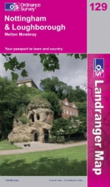 Nottingham and Loughborough, Melton Mowbray - Ordnance Survey