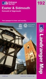 Exeter and Sidmouth, Exmouth and Teignmouth - Ordnance Survey