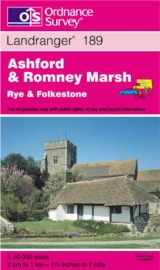 Ashford and Romney Marsh, Rye and Folkestone - Ordnance Survey