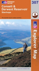 Consett and Derwent Reservoir - Ordnance Survey