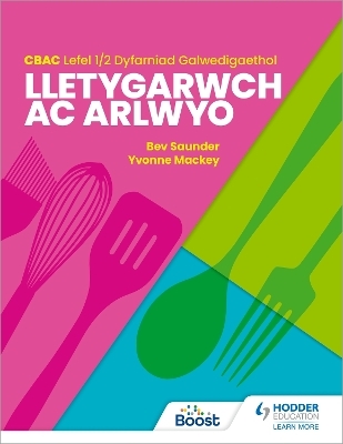 Wjec Level 1/2 Vocational Award in Hospitality and Catering Welsh Language Edition - Bev Saunder