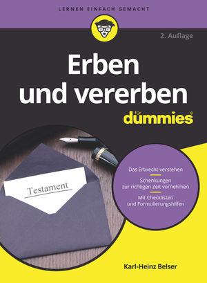 Erben und vererben für Dummies - Karl-Heinz Belser