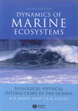 Dynamics of Marine Ecosystems - K. H. Mann, John R. N. Lazier