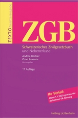 TEXTO ZGB - Büchler, Andrea; Raveane, Zeno