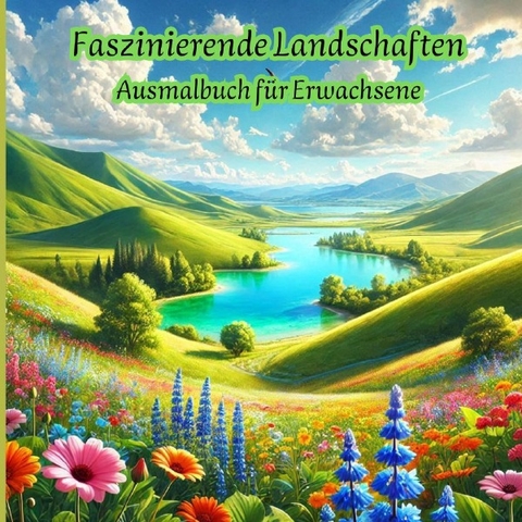 Faszinierende Landschaften - Ausmalbuch für Erwachsene - Kathrin Merke