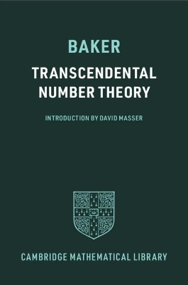 Transcendental Number Theory - Alan Baker