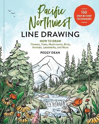 Pacific Northwest Line Drawing - Peggy Dean