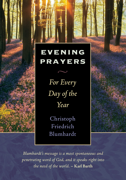 Evening Prayers -  Christoph Friedrich Blumhardt