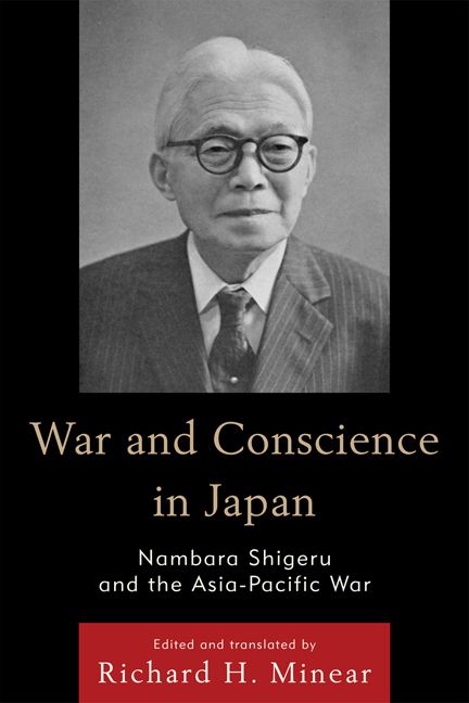 War and Conscience in Japan -  Nambara Shigeru