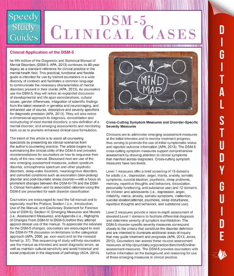 DSM-5 Clinical Cases (Speedy Study Guides) -  Speedy Publishing