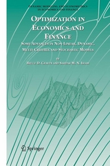 Optimization in Economics and Finance - Bruce D. Craven, Sardar M. N. Islam