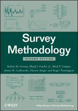 Survey Methodology - Robert M. Groves, Floyd J. Fowler, Mick P. Couper, James M. Lepkowski, Eleanor Singer, Roger Tourangeau