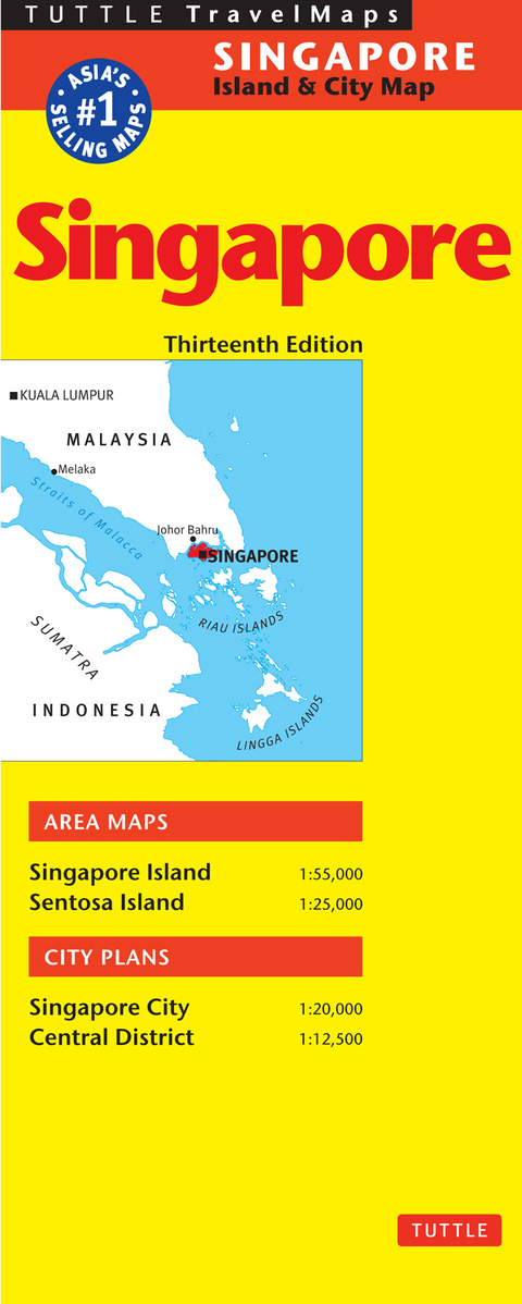 Singapore Travel Map Thirteenth Edition - 