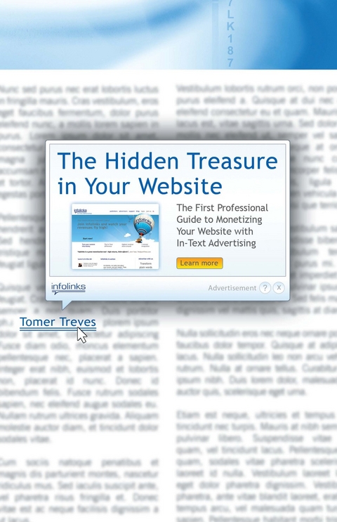 Hidden Treasure in Your Website -  Tomer Treves