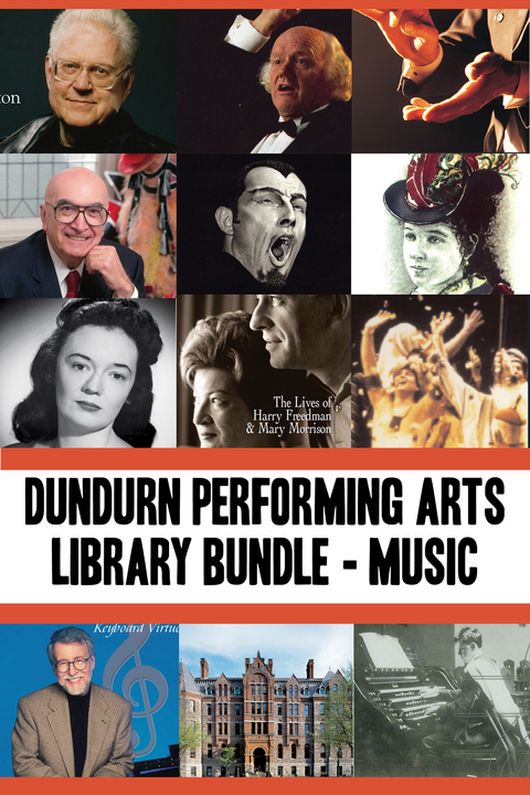 Dundurn Performing Arts Library Bundle - Musicians -  Stuart Hamilton,  Holly Higgins Jonas,  Michelle Labreche-Larouche,  Lotfi Mansouri,  Carl Morey,  James Neufeld,  Walter Pitman,  Robert Popple,  Ezra Schabas