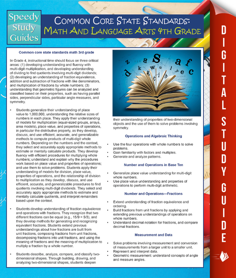 Common Core State Standards: Math And Language Arts 4th Grade - Speedy Publishing