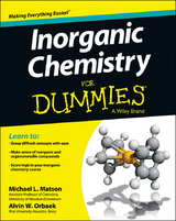 Inorganic Chemistry For Dummies - Michael Matson, Alvin W. Orbaek