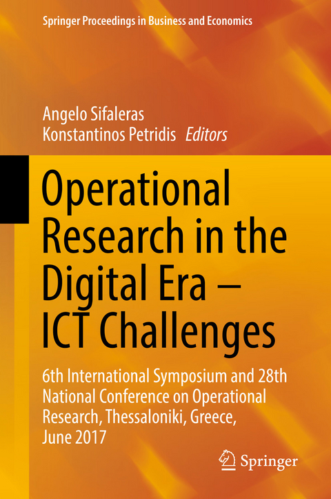 Operational Research in the Digital Era – ICT Challenges - 