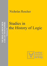 Studies in the History of Logic - Nicholas Rescher