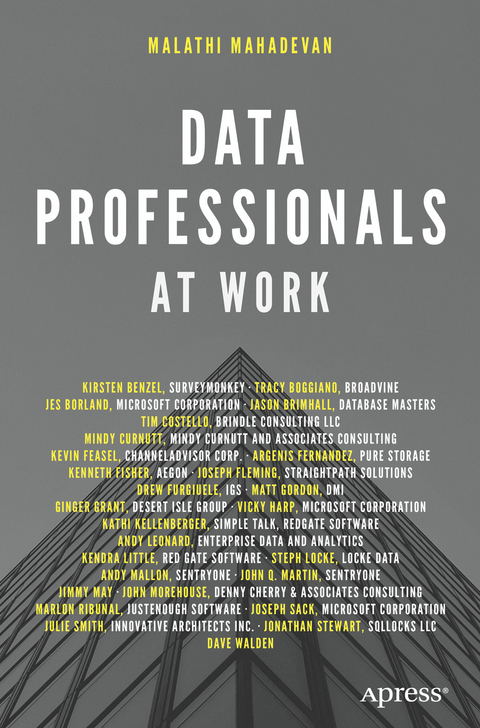 Data Professionals at Work -  Malathi Mahadevan