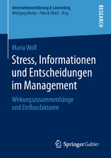 Stress, Informationen und Entscheidungen im Management - Maria Wolf