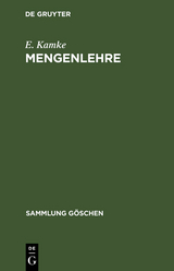 Mengenlehre - E. Kamke