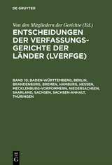 Baden-Württemberg, Berlin, Brandenburg, Bremen, Hamburg, Hessen, Mecklenburg-Vorpommern, Niedersachsen, Saarland, Sachsen, Sachsen-Anhalt, Thüringen - 