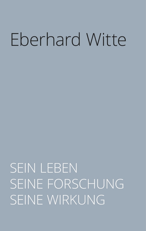 Eberhard Witte - 