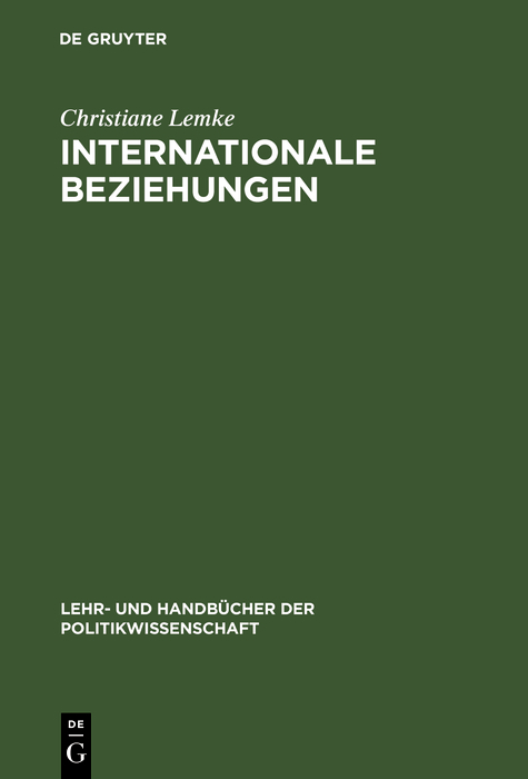 Internationale Beziehungen - Christiane Lemke