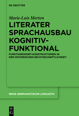 Literater Sprachausbau kognitiv-funktional -  Marie-Luis Merten