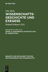 Gesammelte Aufsätze zum 65. Geburtstag - 