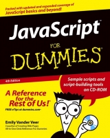 JavaScript For Dummies - Vander Veer, Emily A.