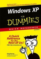 Windows XP For Dummies Quick Reference - Harvey, Greg