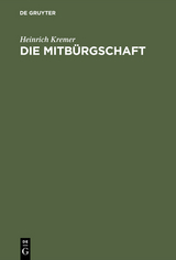 Die Mitbürgschaft - Heinrich Kremer