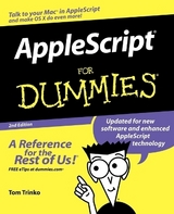 AppleScript For Dummies - Trinko, Tom