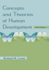 Concepts and Theories of Human Development - Lerner, Richard M.