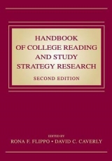 Handbook of College Reading and Study Strategy Research - Flippo, Rona F.