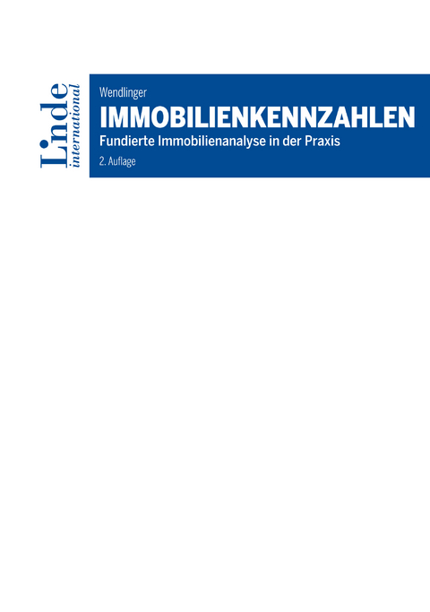 Immobilienkennzahlen -  Peter Wendlinger