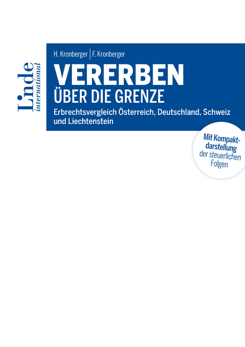 Vererben über die Grenze -  Harald Kronberger,  Fabian Kronberger