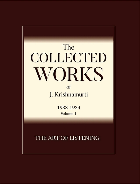 The Art of Listening - J Krishnamurti